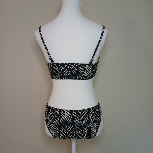 NWOT VENUS Bandeau Top Bikini Multicolour Printed Size 6 - Picture 5 of 11